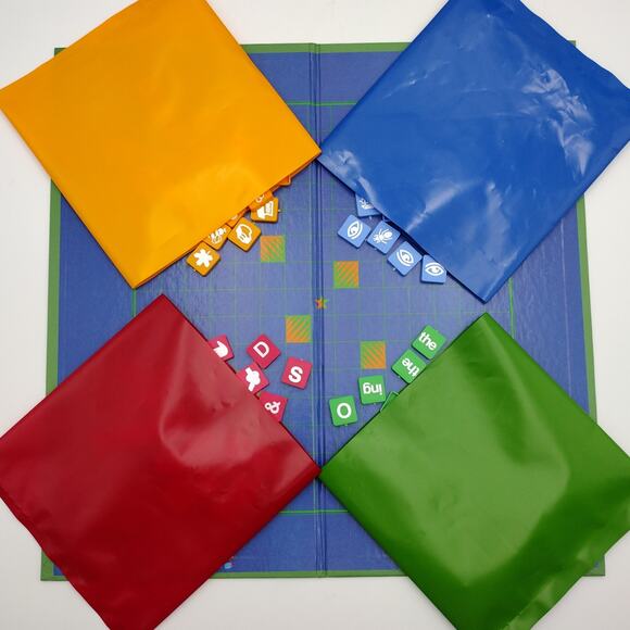 Vintage Scrabble REBUS Selchow & Righter 1986 Tile Board Game Complete in Box - Picture 3 of 7